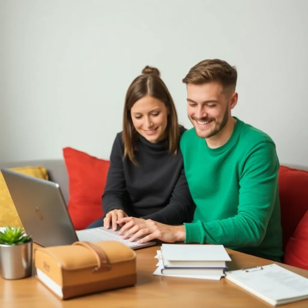 Besparingsideeën nieuwsbrief op laptop met seizoensgebonden tips