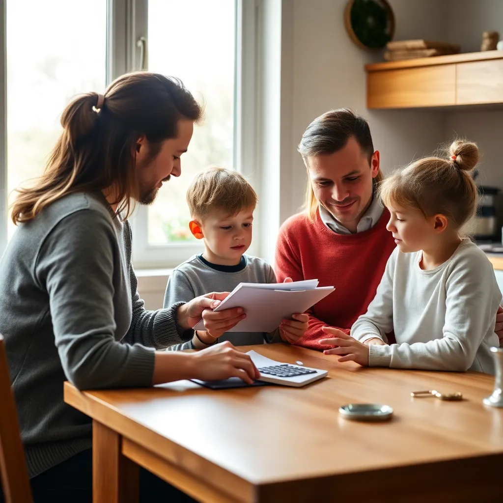 Persoon die energierekening vergelijkt met slimme thermostaat in Nederlandse woning
